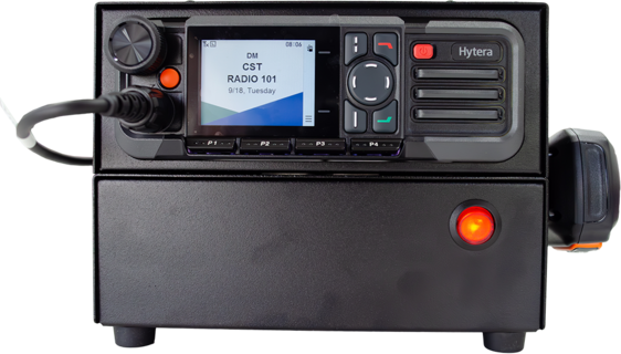 CST Two Way Radio. Radio Mobile Fixed Station Front view. 