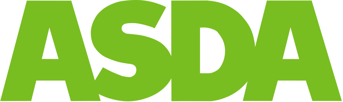 Green ASDA logo.