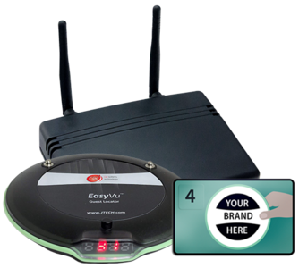 Table location restaurant paging system 