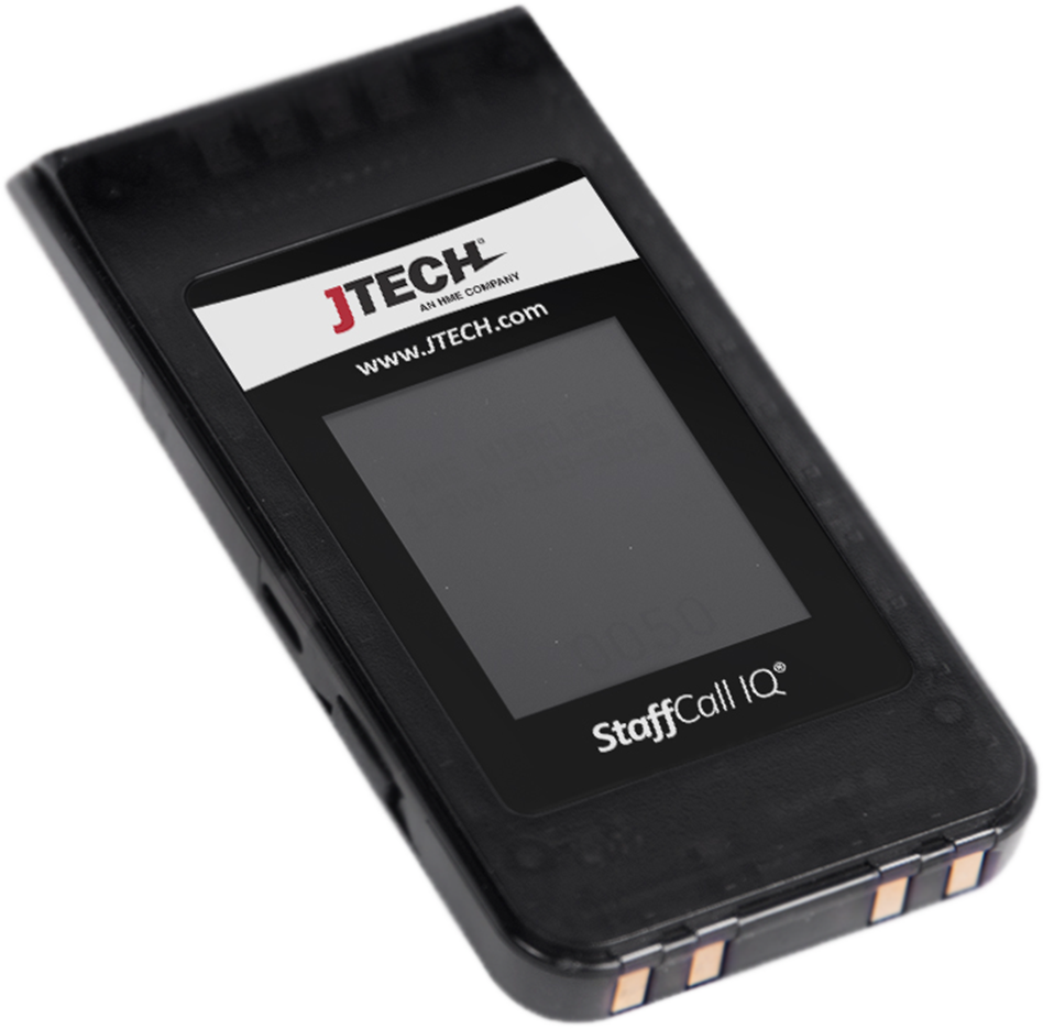 CST Staff & Customer Pager. Digital IQ Pager with blank screen. 