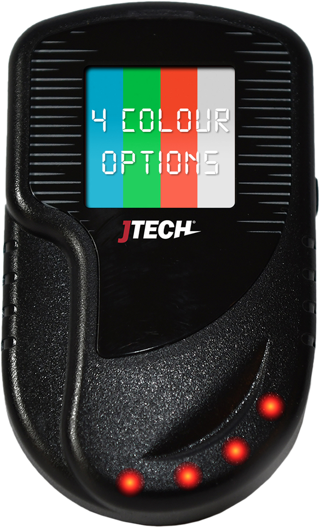 CST Staff Pager. SmartCall Alert Pager, showing the four screen colour options: blue, green, red and grey.