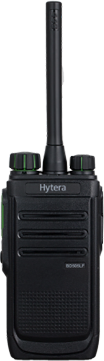 CST Two Way Radios. Hytera BD505LF, front view. 