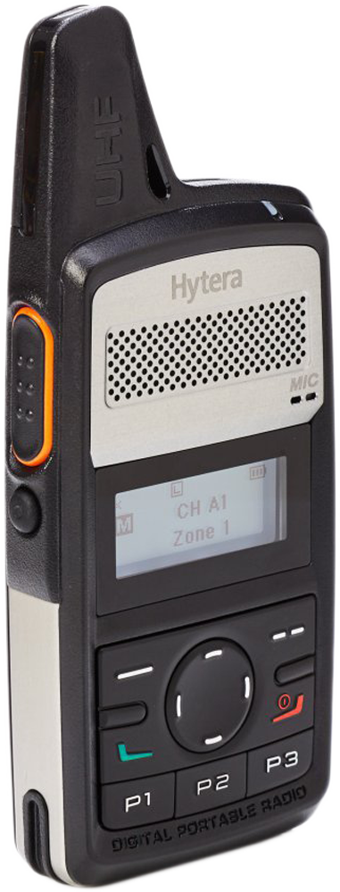 CST Two Way Radios. Hytera PD365LF, front angled view. 